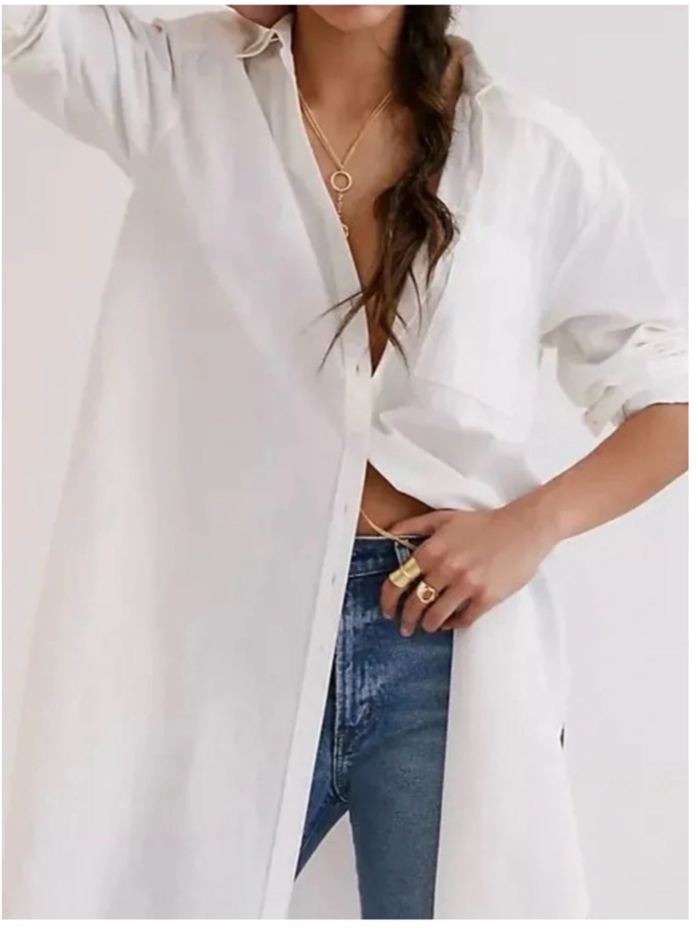 Anthropologie Relaxed Buttondown Linen Tunic - Picture 5 of 8
